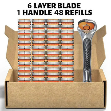 Smart Shave Pro Kit Free Handle Included With 48 High Performance Razor Refills